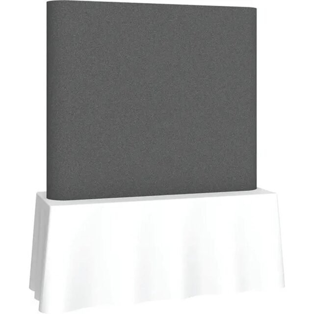 6ft Coyote Velcro Fabric Tabletop Pop Up Display