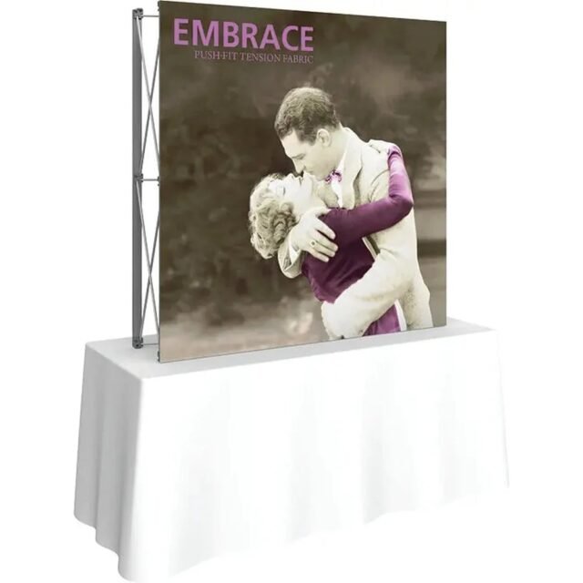 2 x 2 Embrace Front Graphic Tabletop Display