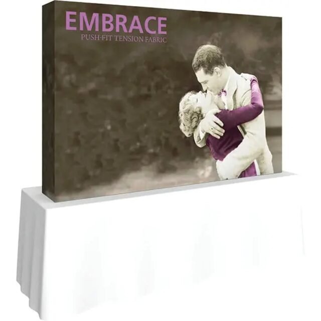 3 x 2 Embrace Full Graphic Tabletop Display with End Caps