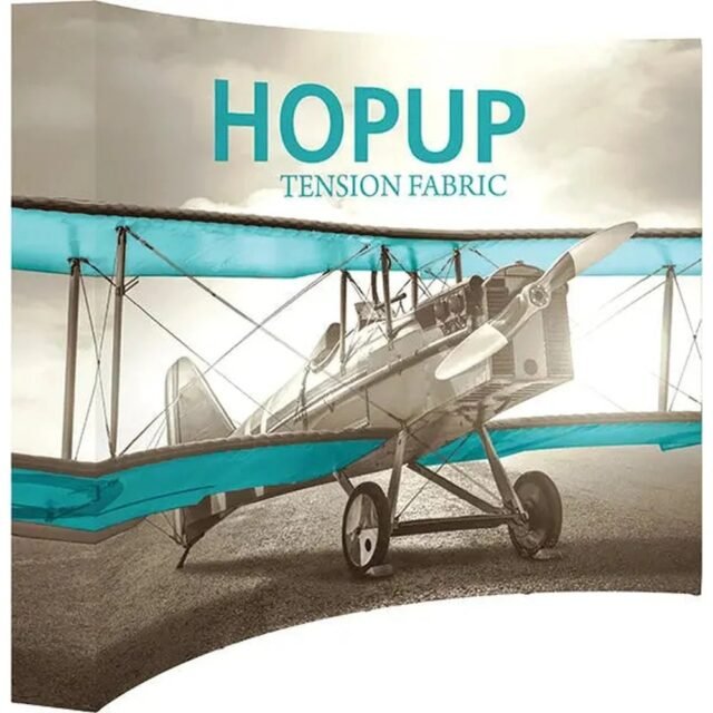 10ft Hopup Curved Full Fabric Display