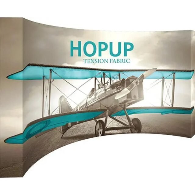 15ft Hopup Curved Full Fabric Display