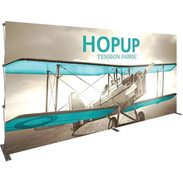 15ft Hopup Straight Front Fabric Display