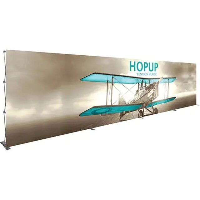 30ft Hopup Straight Tension Fabric Display