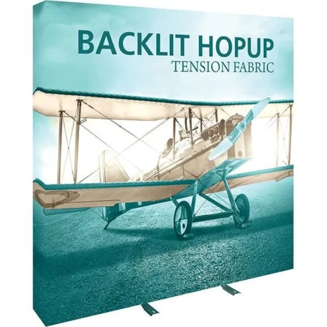 7.5ft Hopup Straight Backlit Fabric Display