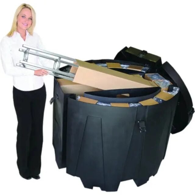 Orbus OCT Round Freight Shipping Case 43.5inx47inx33inH