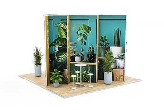 Island Booth 5x5x3.5