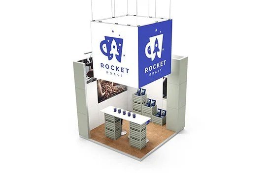 Corner Booth 3x3x4.5