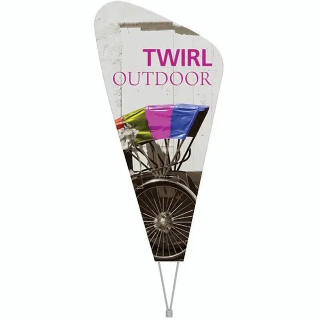 Twirl Outdoor Spinning Sign