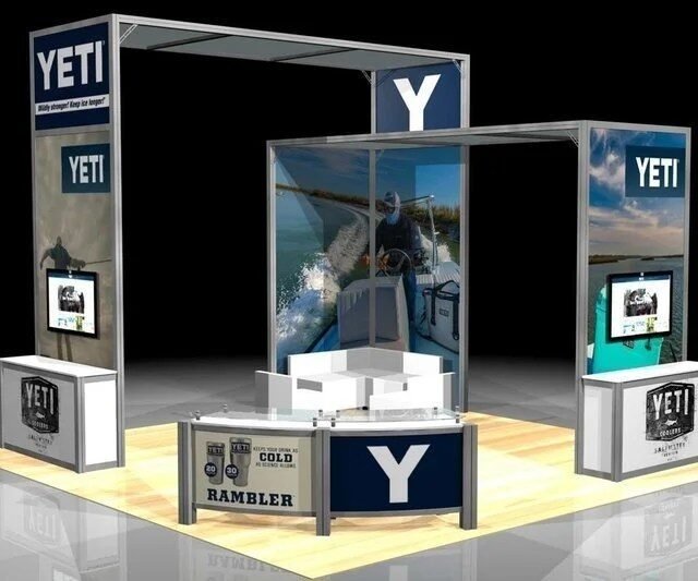Yeti Custom Modular Display - 20ft x 20ft
