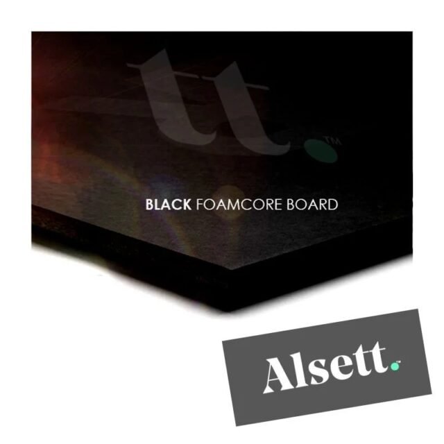 Foam Board Signs Black 1 Sided