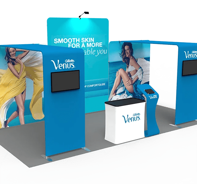 10ftx20ft Branded Trade Show Display | Professional Booth Kit