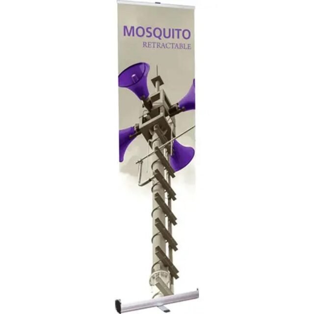 Mosquito 600 Retractable Banner Stand   23.5in W