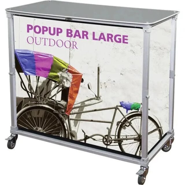 Outdoor Portable Popup Bar Large