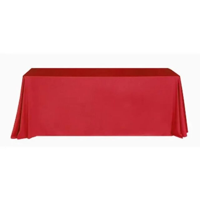 Premium 3-Sided Economy Table Covers - Unprinted