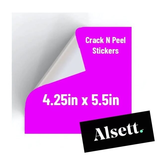 Rush Stickers 4-25x5-5 - Quick Printing - Fast Delivery