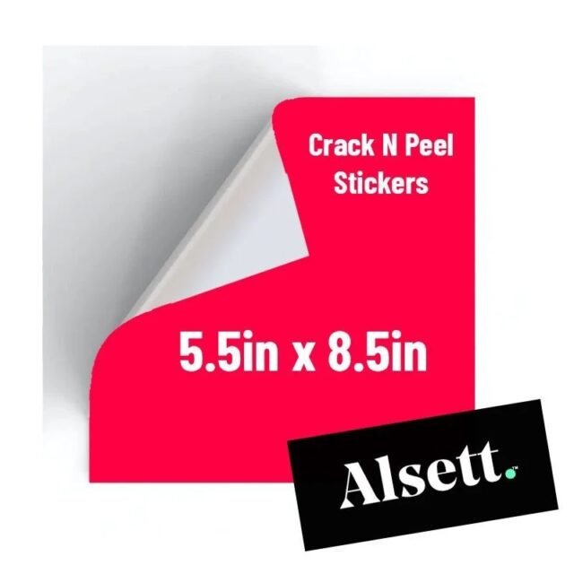 Rush Stickers 5-5x8-5 - Quick Printing - Fast Delivery
