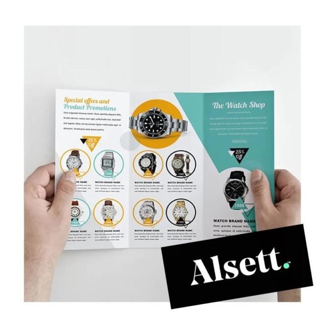 8-5 X 11 Folded Flyers - Order Now - Fast Delivery