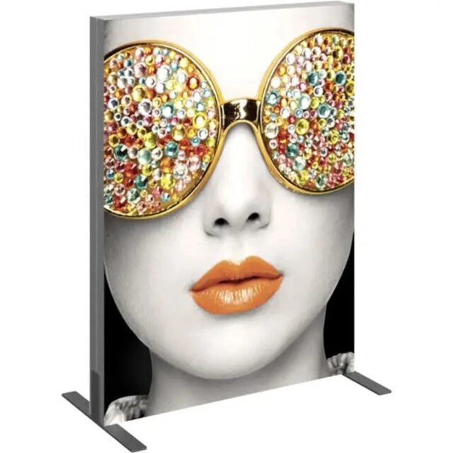 Vector Frame Light Box Rectangle 01 Fabric Display