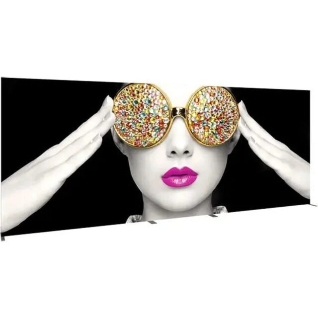 Vector Frame Light Box Rectangle 07 Fabric Backwall