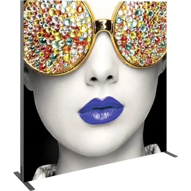 Vector Frame Light Box Square 03 Fabric Display