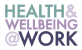 HEALTH AND WELLBEING AT WORK – 2027